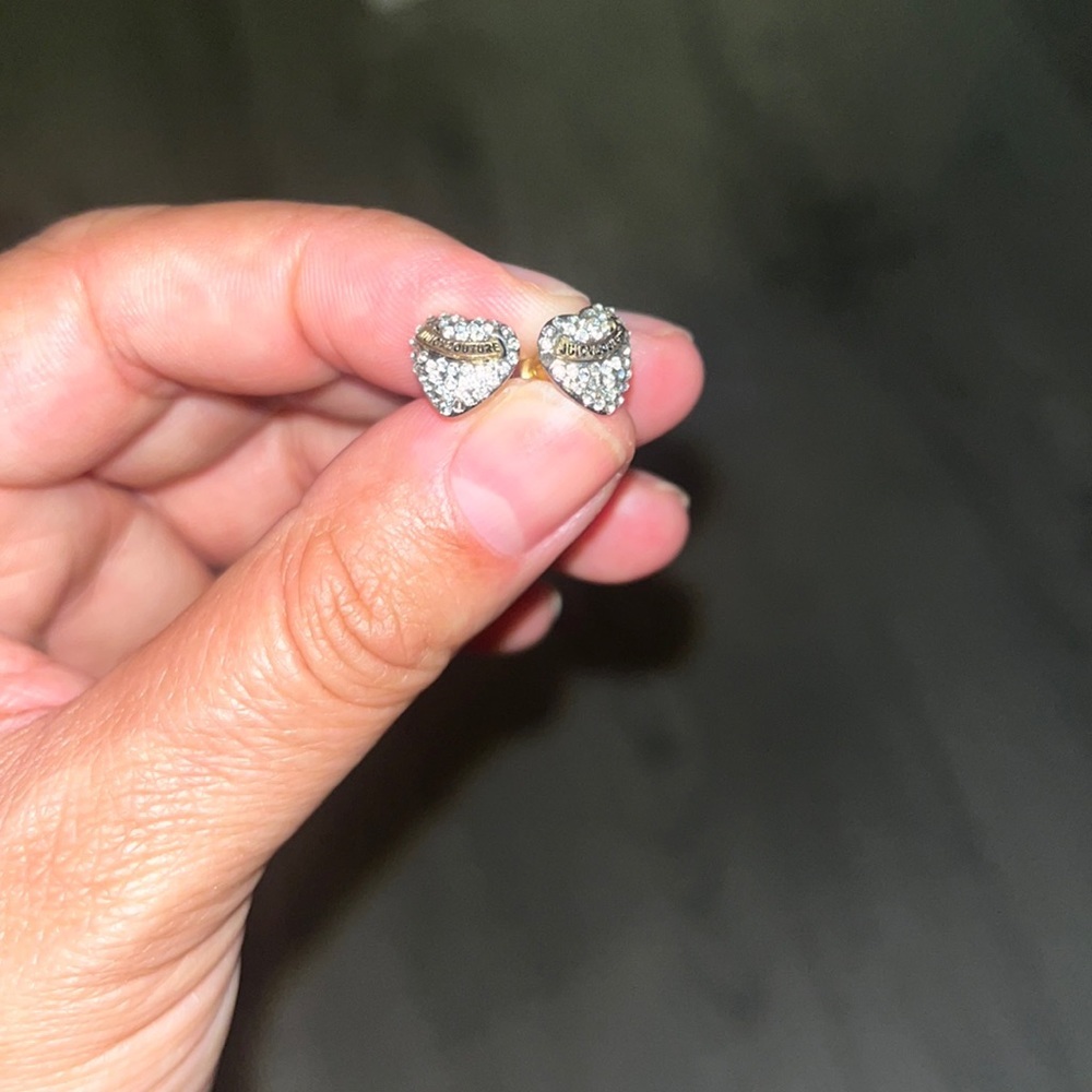 Juicy couture heart earrings.​